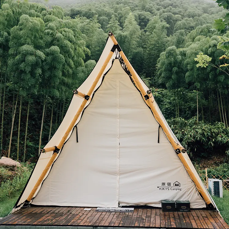 Romantic Wedding Camping Triangle Tent